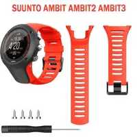 Ремешок для Suunto Ambit , Ambit 2, Ambit 3 браслет силиконовый сменный