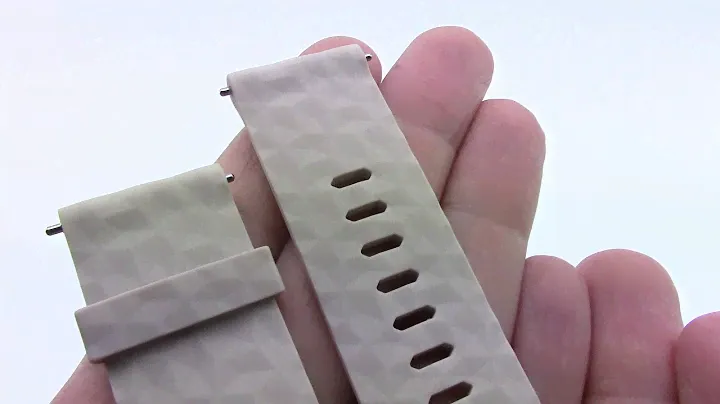 Suunto 24mm Explore 1 Silicone Strap Sandstone Gray Size M Unboxing