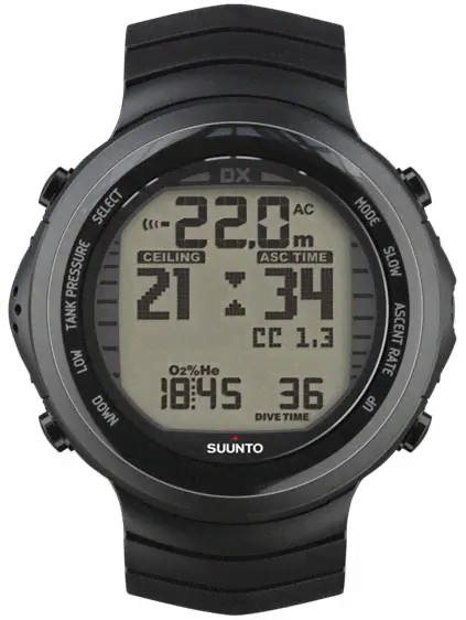 Часы/компьютер для погружений Suunto DX Titanium USB SS019015000-0