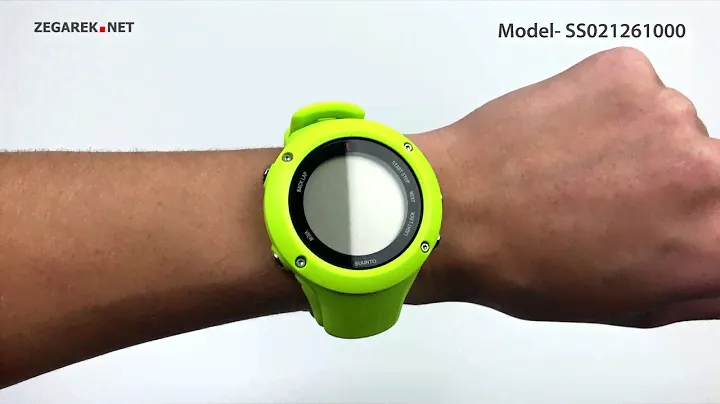 Suunto Ambit3 SS021261000 Suunto Ambit3 Run Lime (HR) - Zegarek.net