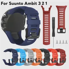 Силиконовый ремешок для часов 24 мм, ремешок Для SUUNTO Ambit 1 2 3, Сменный ремешок для смарт-часов, браслет Для Suunto AMBIT 1/2/2S/2R