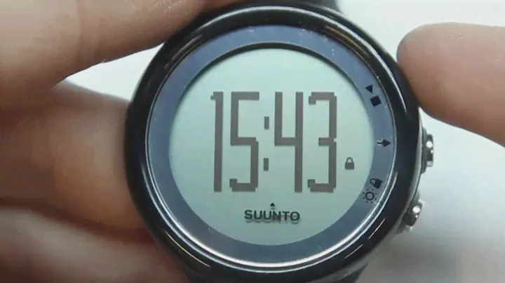 Suunto M1 / M2 / M4 / M5 - How to set button lock