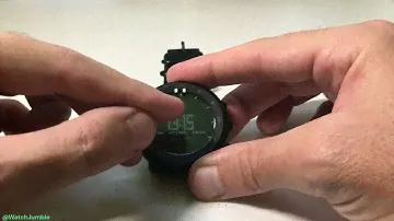 Suunto Core (Alpha Stealth) | View Options in Time Keeping Mode