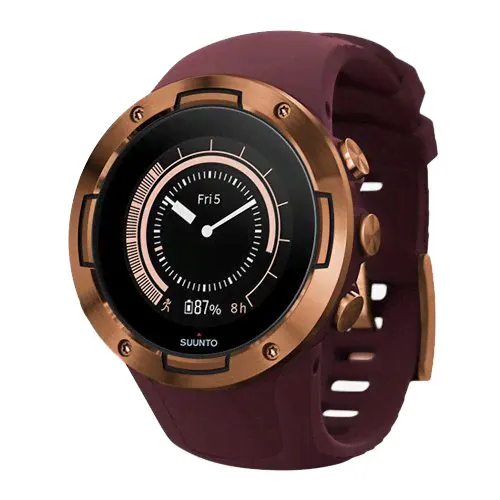 Спортивные часы Suunto 5 BURGUNDY COPPER, цвет бордовый, золотой