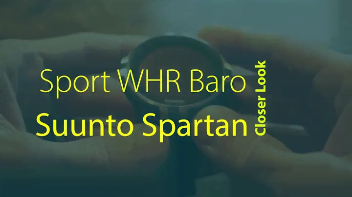 Suunto Spartan Sport WHR Baro: Closer Look