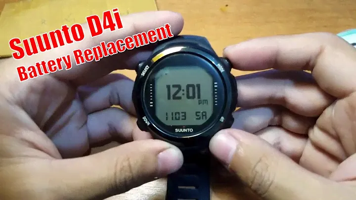 Suunto D4i Novo - Battery Replacement | DIY